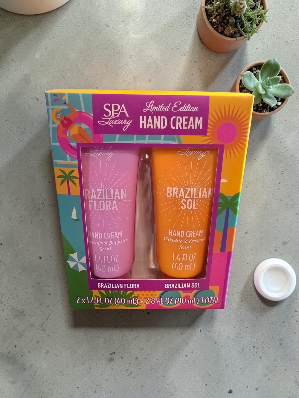 Spa Luxury Limited Edition Hand Cream Gift Set | Brazilian Flora & Brazilian Sol